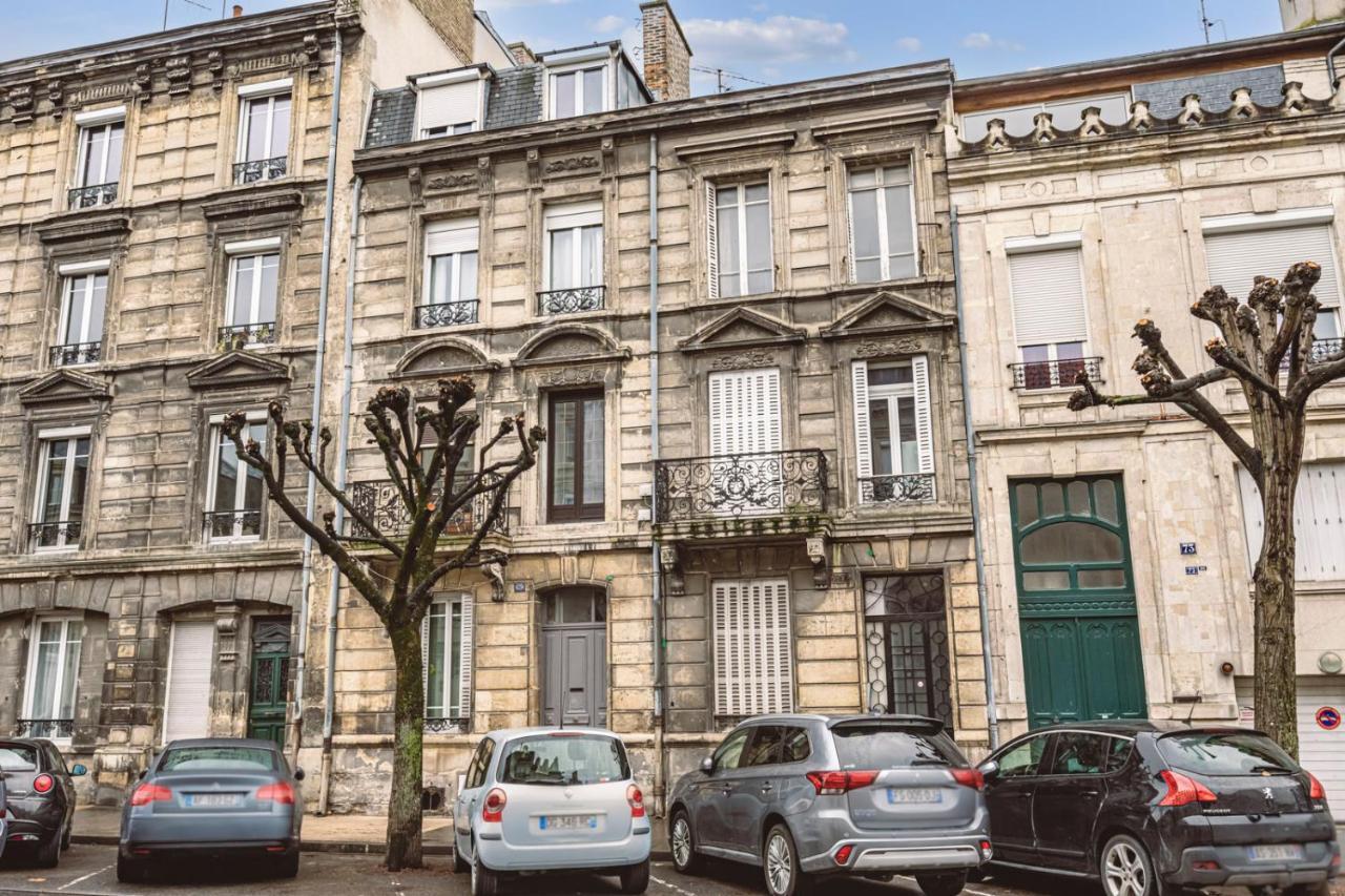 Ferienwohnung Le Jardinet, Face A La Cathedrale, Baignoire - Rdc Reims Exterior foto